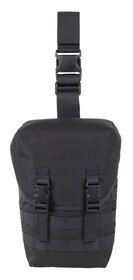 Elite Survival Systems Can-Ready Gas Mask Pouch in Black has dual quick release buckles for rapid deployment